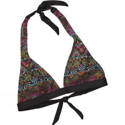 Top Patagonia Boucau Halter Bikini Mujer Multicolor - Chile RKH596120